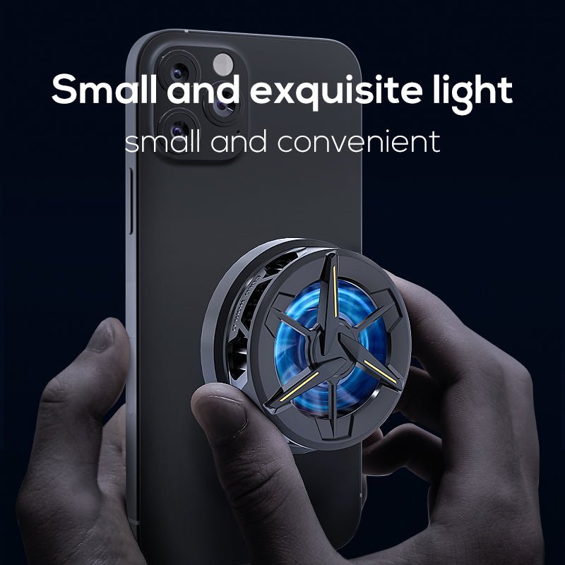 Magnetic Phone cooler_ Mobile Radiator Cooling Fan for pubg