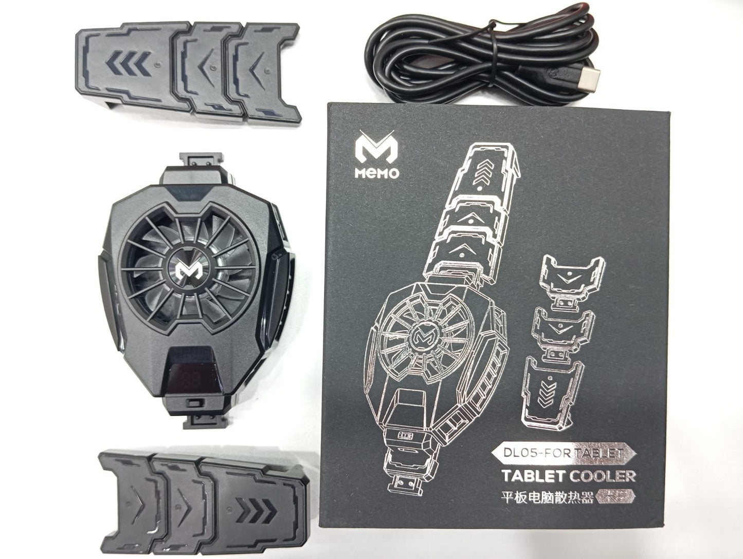 Memo Cooling Fan Case DL05 for tablet_ For PUGB tablet Cooler for Tab